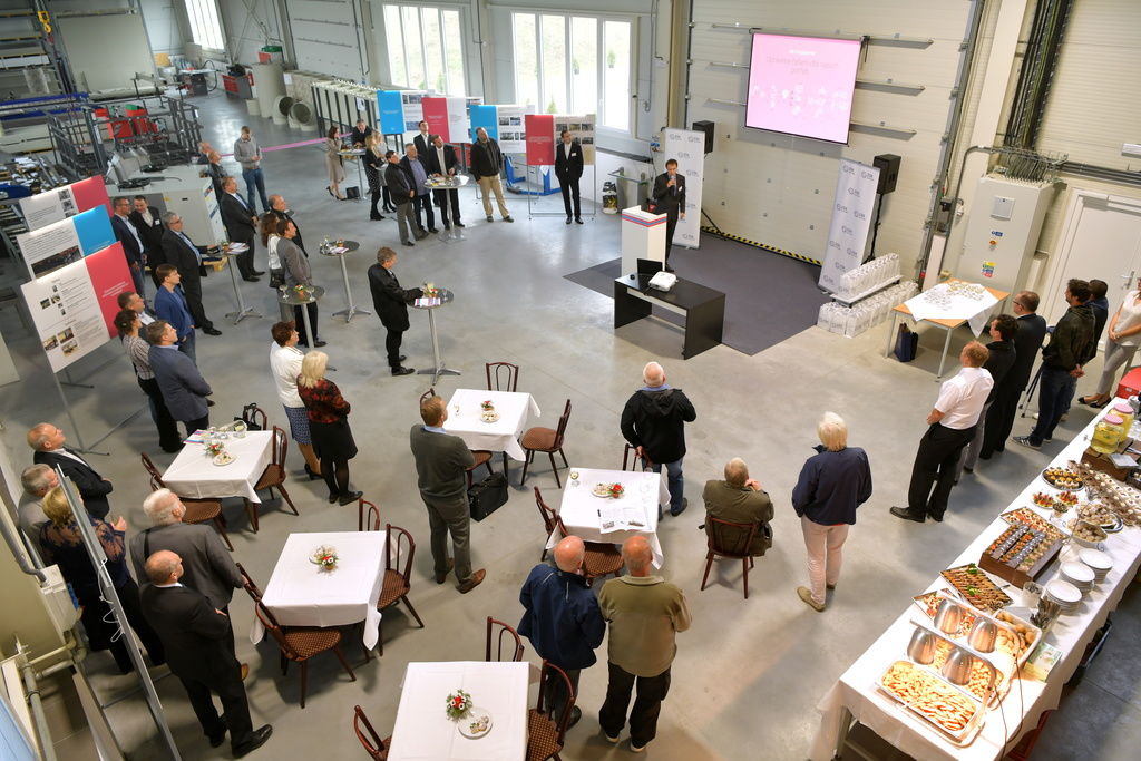 Opening ceremony of a new production hall