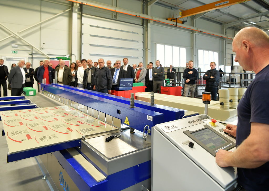 Opening ceremony of a new production hall