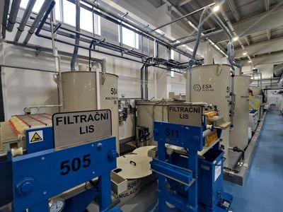 Filter presses for sludge filtration for both types of water
