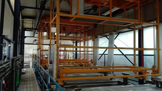 Dimensions of the tank equipment: 3600 x 1650 x 2200 mm.