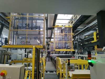 Two-row automatic line
