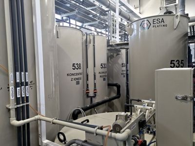 Záchytné nádrže na jímání koncentrátů z linek